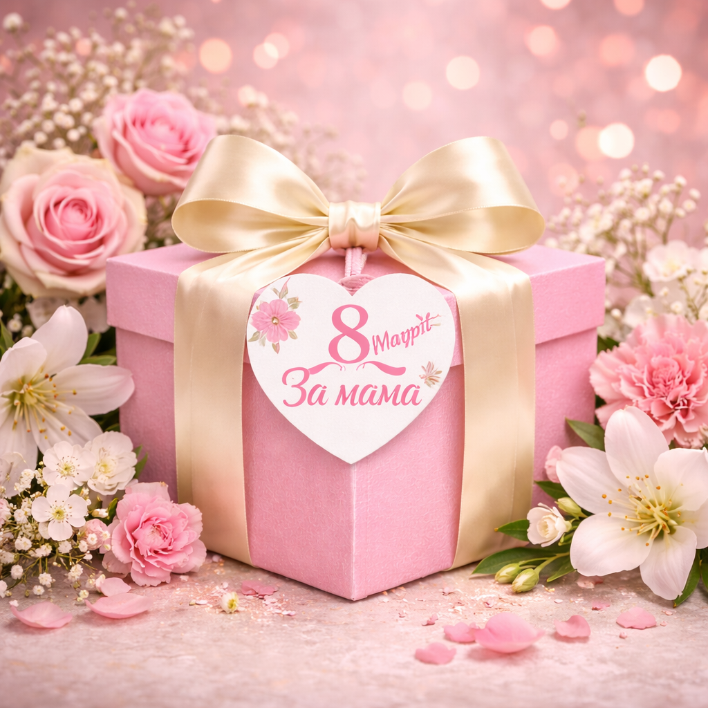 Подаръчна кутия за майка — 8 март
